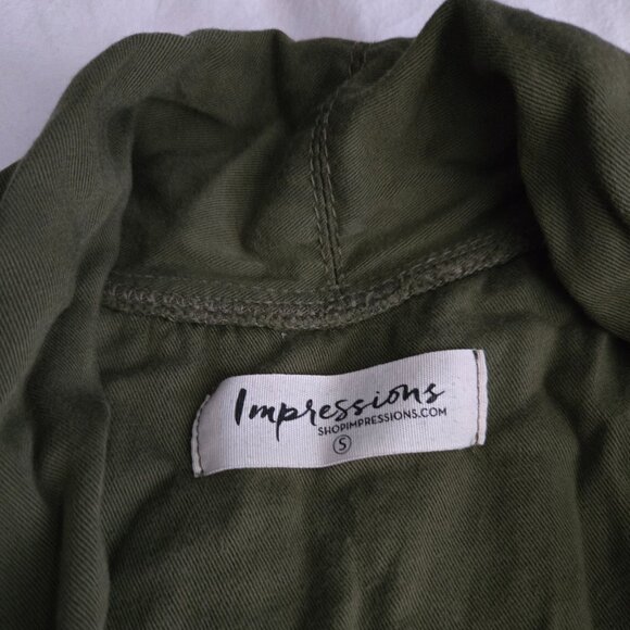 Women's Olive Green Vest Size S Used - Picture 3 of 5